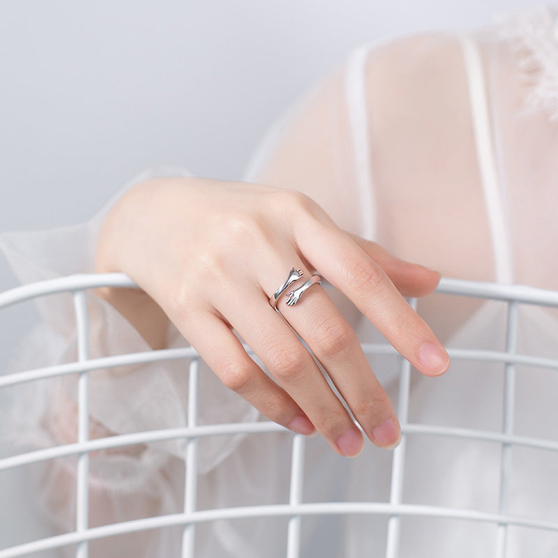 Omfavn ring for ekter