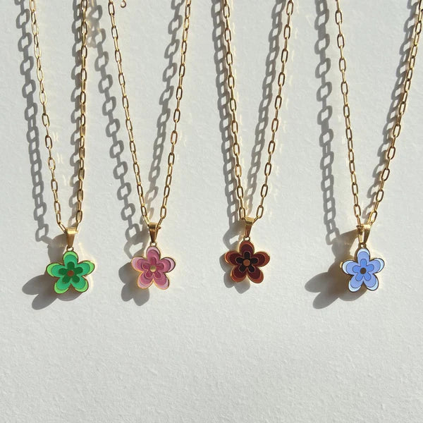 Collier Pendentif Fleur