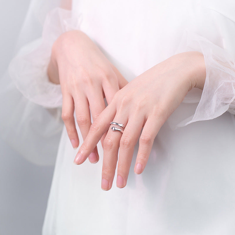 Omfavn ring for ekter