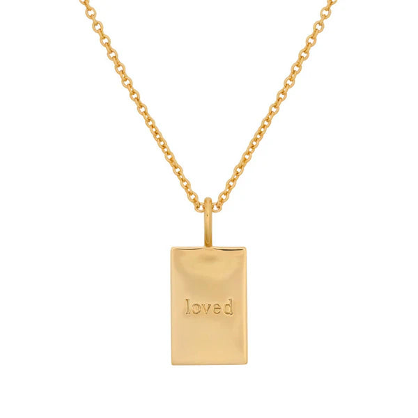 Collier Pendentif Lettre Minimalisme Carré