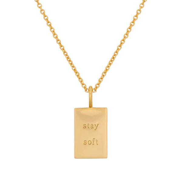 Collier Pendentif Lettre Minimalisme Carré