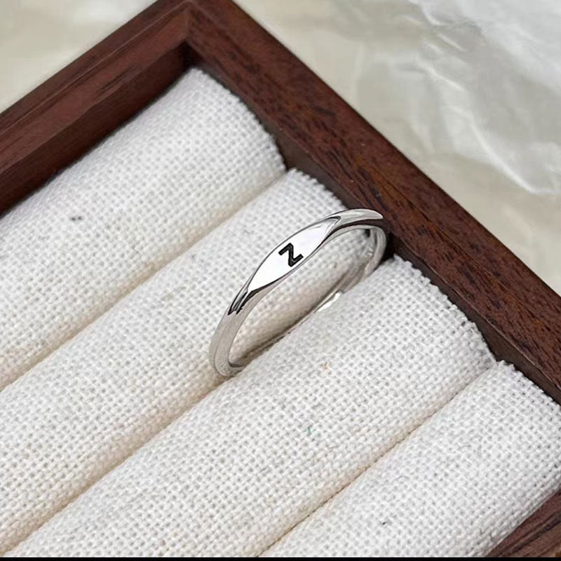 Bague redimensionnable fabriquée à la main (100% argent pur)