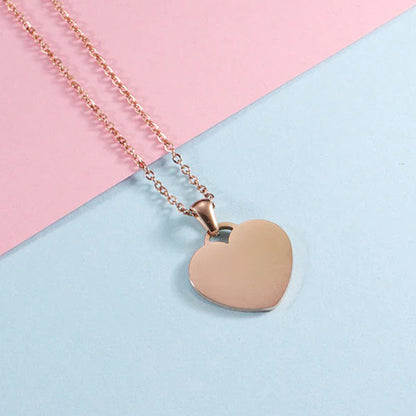 Custom Engraved Necklace - "Heart Of Love"