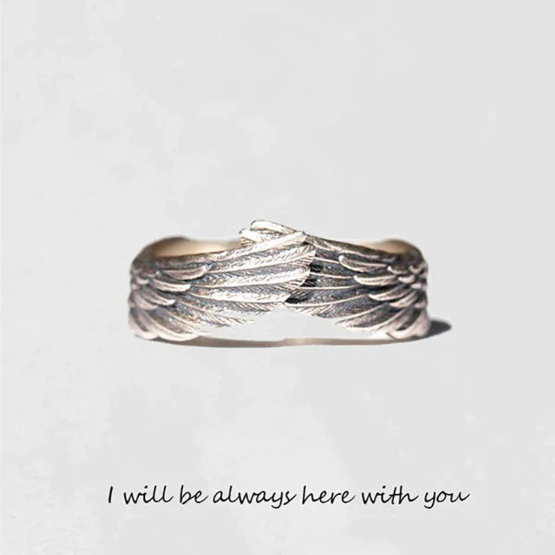 Personalized Guardian Angel Ring