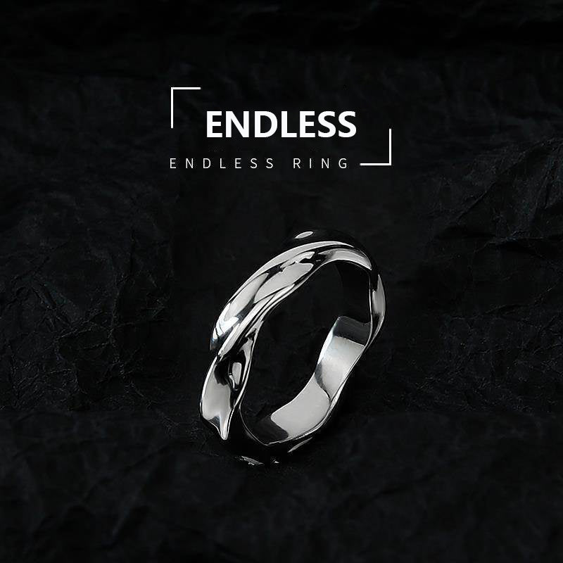 Universal Adjustable  Mobius Ring In A Minimalist style