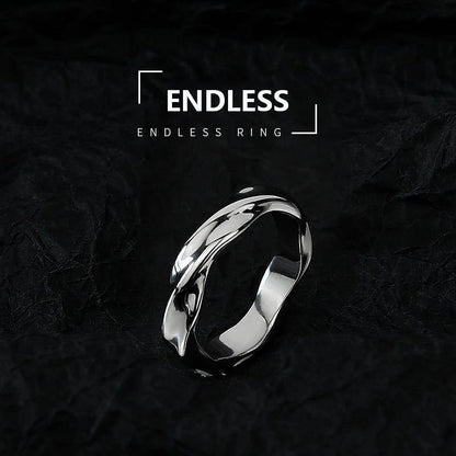 Universal Adjustable  Mobius Ring In A Minimalist style