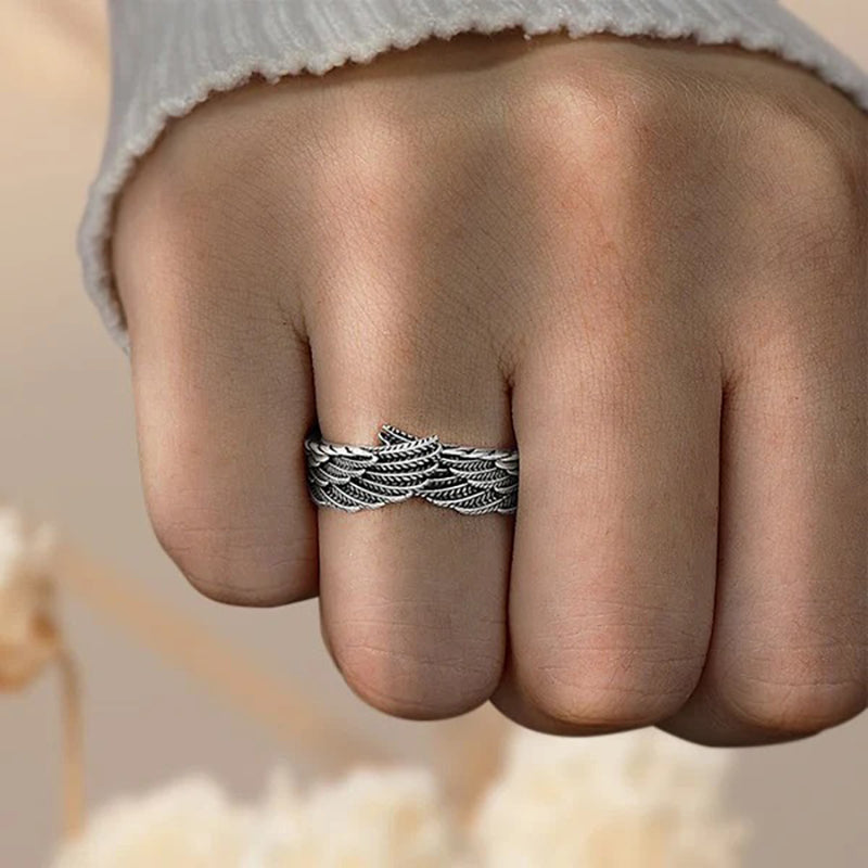 Personalized Guardian Angel Ring