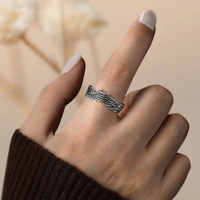 Personalized Guardian Angel Ring