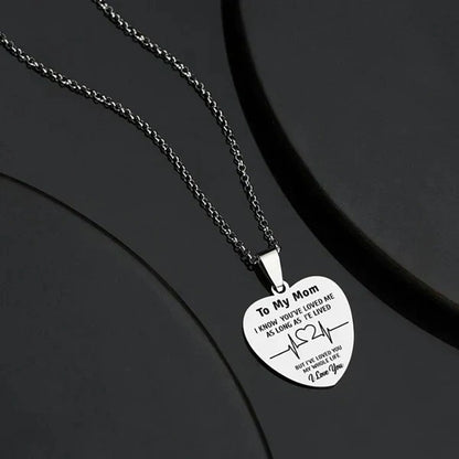 Custom Engraved Necklace - "Heart Of Love"