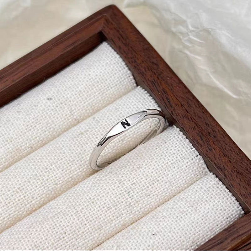 Hand-made Resizable Ring(100% pure silver)